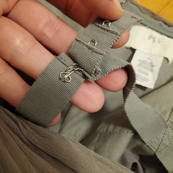 J. Crew chiffon silk mini strapless dress. Grey. Size 6. Flowy. - Picture 7 of 11